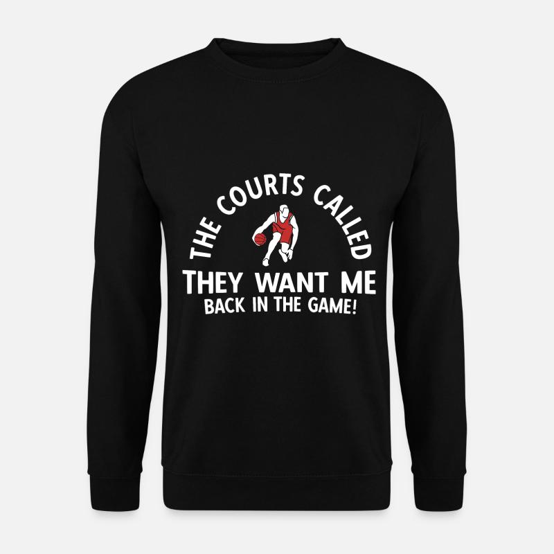 Basketball - Unisex Pullover - Schwarz
