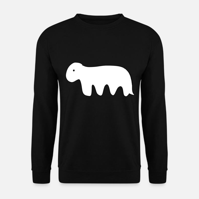 Tier symbol dinosaurier - Unisex Pullover - Schwarz