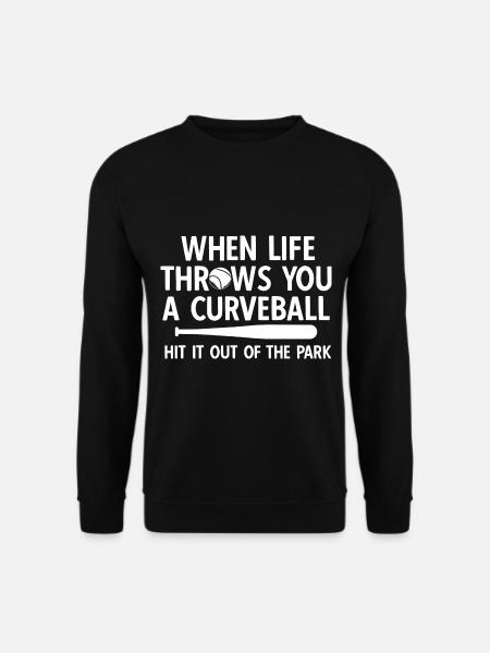 Baseball - Unisex Pullover - Schwarz