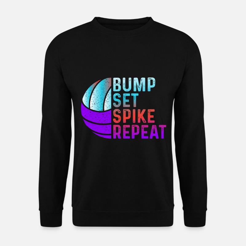 Volleyball - Unisex Pullover - Schwarz
