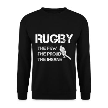 Rugby Rugby - Unisex Pullover - Schwarz - Vorne - Alina (178cm) & Michal (187cm)