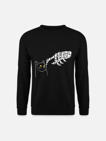 Halloween Cat Witch - Unisex Sweatshirt - black