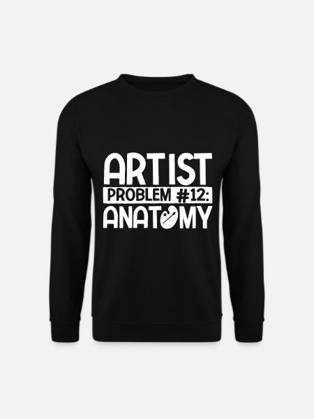 Maler Zeichner für Künstler - Unisex Pullover - Schwarz