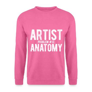 Maler Zeichner für Künstler - Unisex Pullover - Pink - Vorne