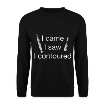 Make-up - Unisex Pullover - Schwarz - Vorne - Alina (178cm) & Michal (187cm)