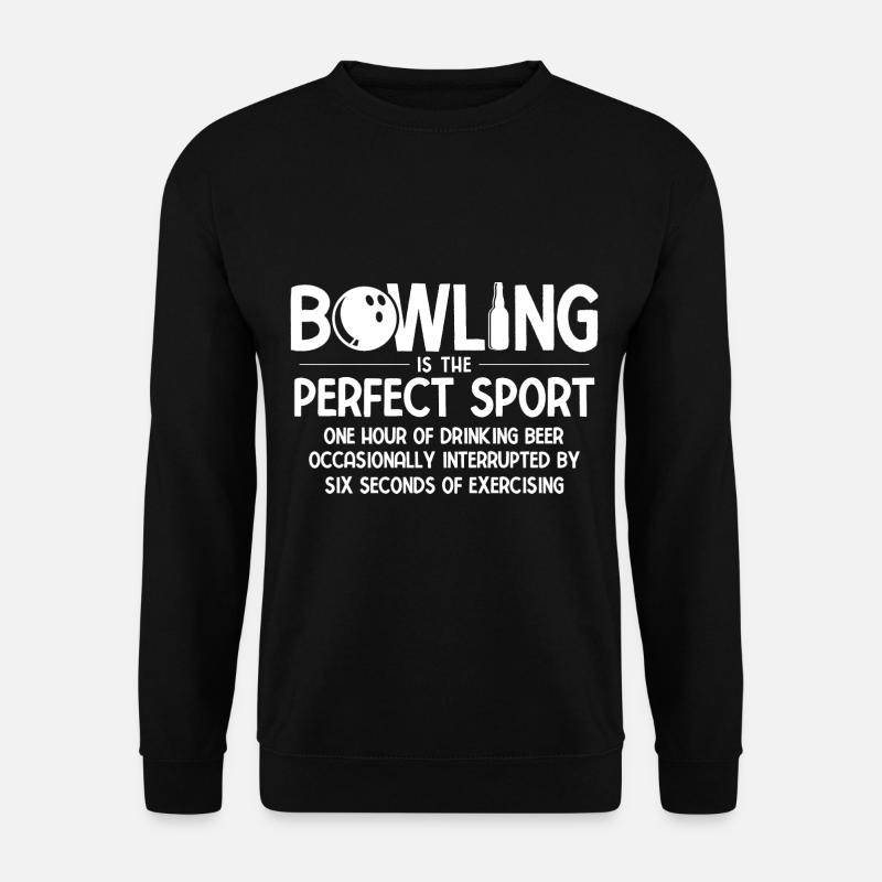 Bowling - Unisex Pullover - Schwarz
