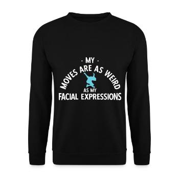Breakdancing Tanzen für Tänzer - Unisex Pullover - Schwarz - Vorne - Alina (178cm) & Michal (187cm)