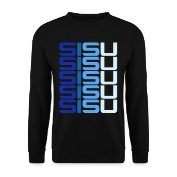 Sisu Soumi finnois finnois - Sweat-shirt Unisexe - noir - Devant - Alina (178cm) & Michal (187cm)
