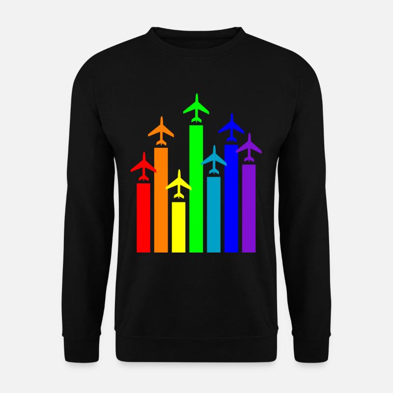Flugzeug-Pilot Luftfahrt - Unisex Pullover - Schwarz