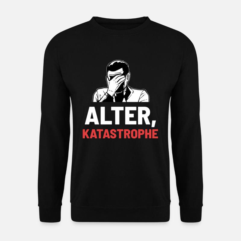 Old disaster - Unisex Sweatshirt - black