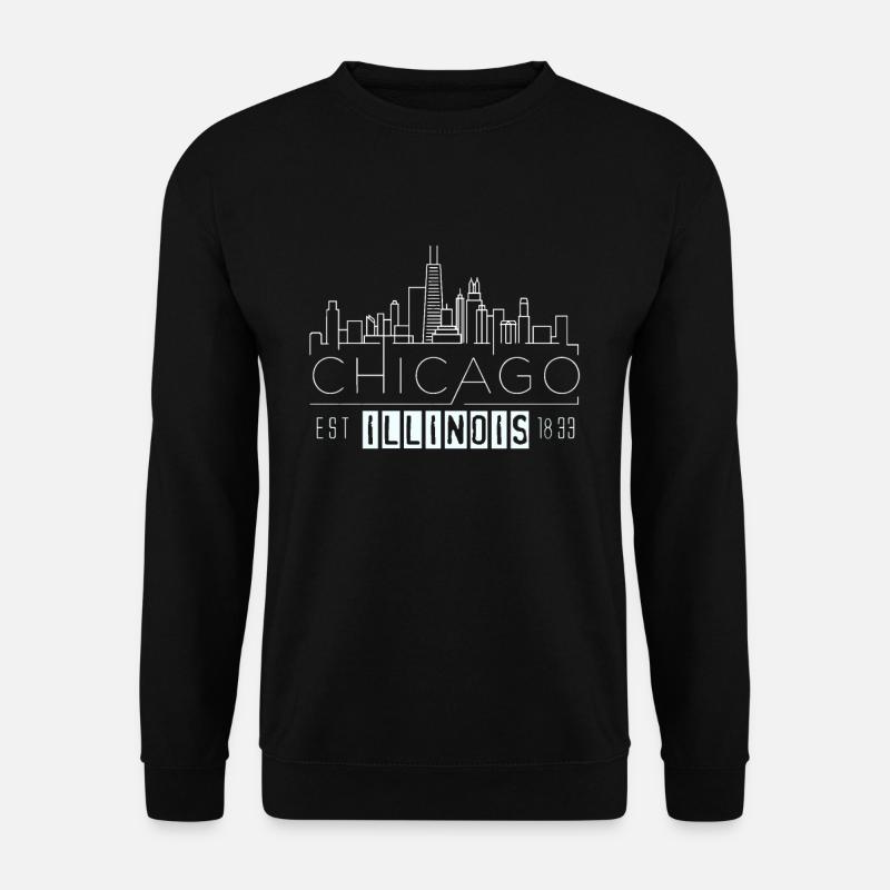 Chicago - Unisex Pullover - Schwarz