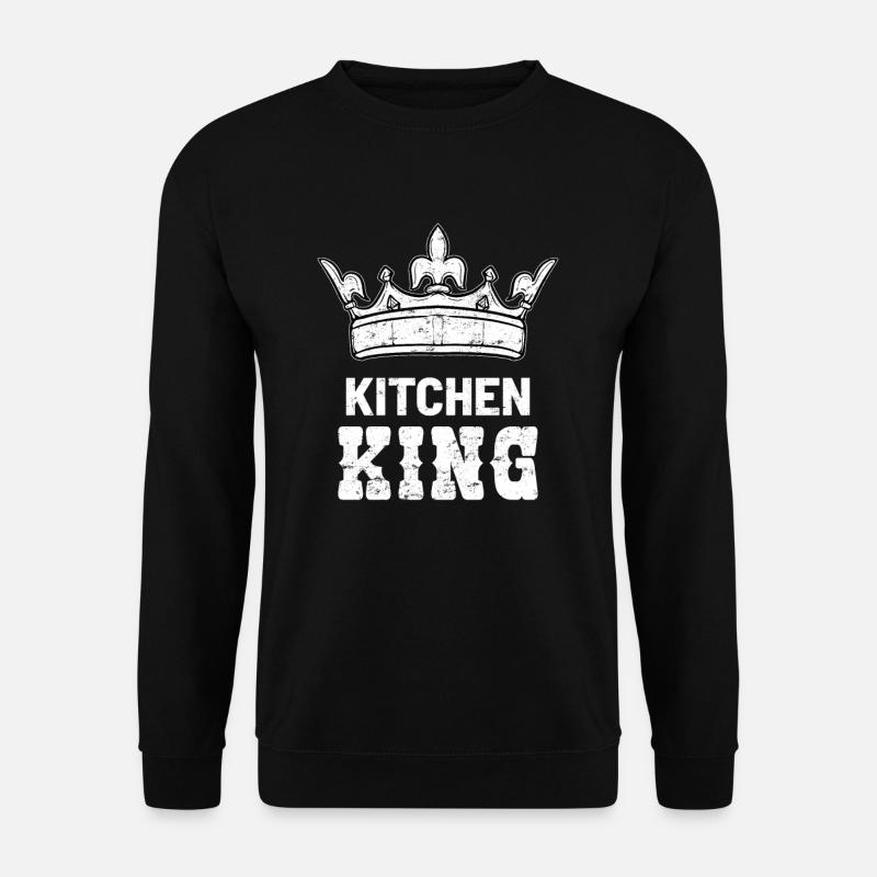 Chef cook kitchen king - Unisex Sweatshirt - black