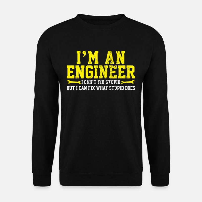 Ingenieur Ingenieurwesen - Unisex Pullover - Schwarz