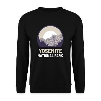 Parc national de Yosemite - Sweat-shirt Unisexe - noir - Devant - Alina (178cm) & Michal (187cm)