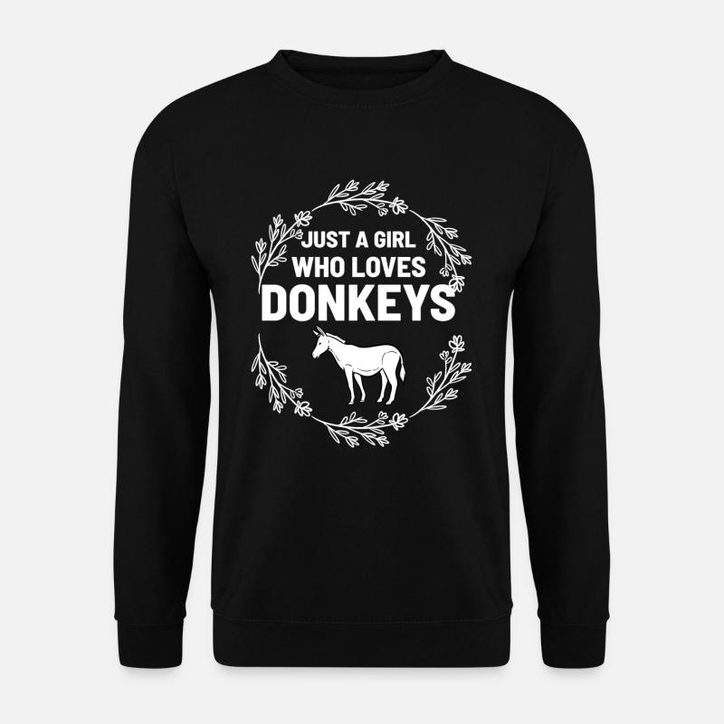 Esel - Unisex Pullover - Schwarz