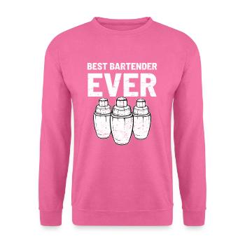 barman - Sweat-shirt Unisexe - rose - Devant