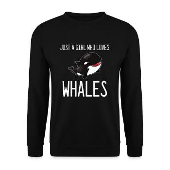 Orques orques - Sweat-shirt Unisexe - noir - Devant - Alina (178cm) & Michal (187cm)