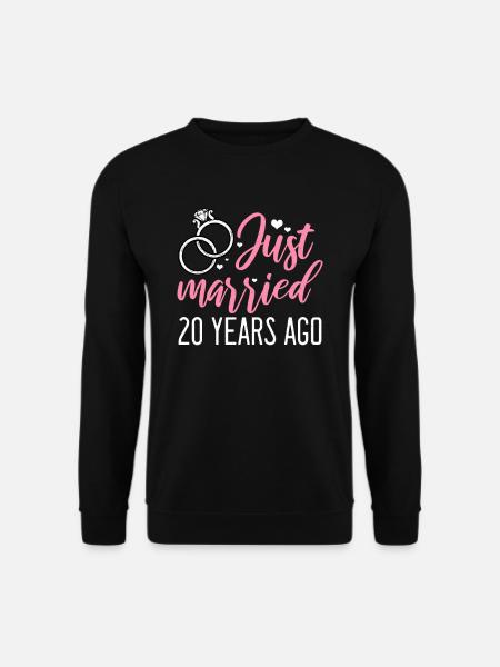Anniversaire de mariage de 20 ans - Sweat-shirt Unisexe - noir