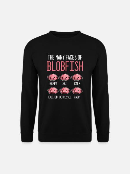 blobfish - Unisex Sweatshirt - black