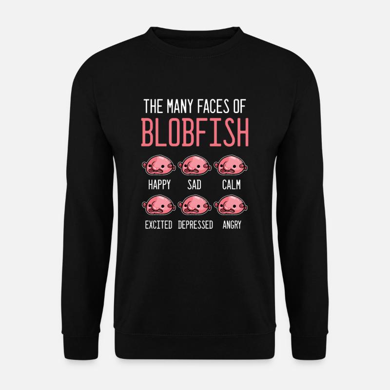 blobfish - Sweat-shirt Unisexe - noir