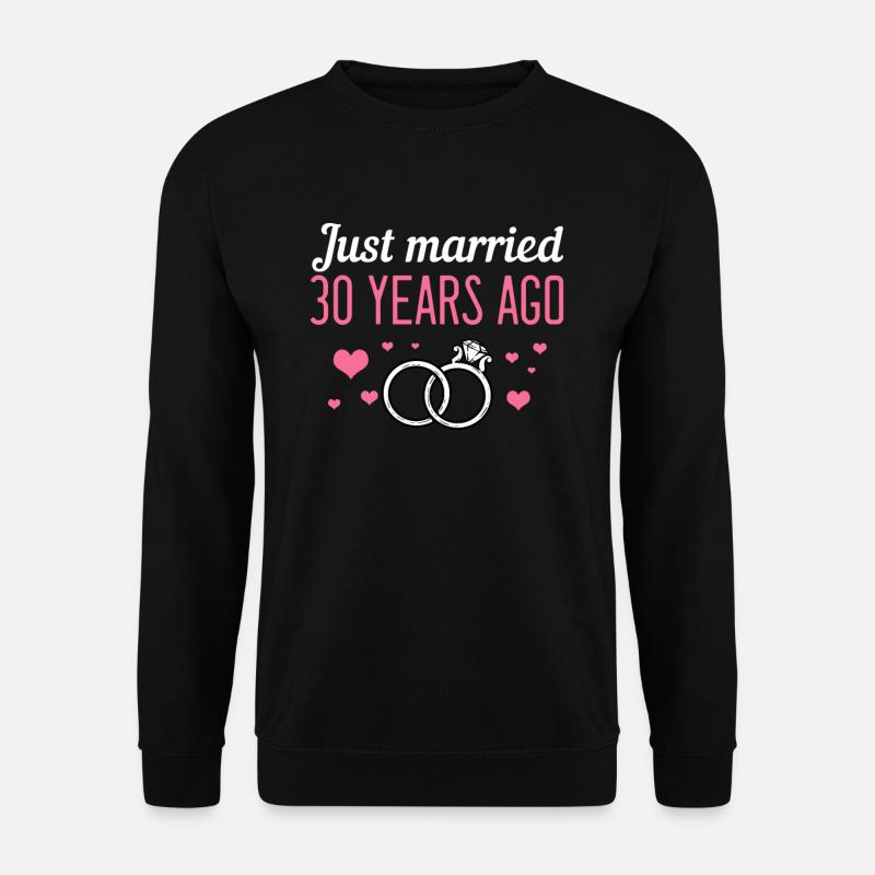 30th wedding anniversary - Unisex Sweatshirt - black