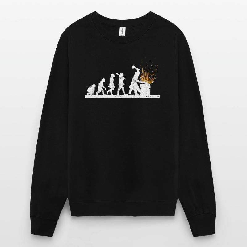 Evolution du métier de forgeron Sweat-shirt Unisexe