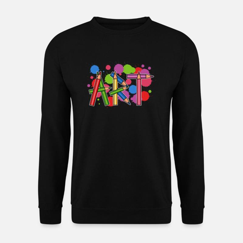 Künstler Lehrer für Künstler - Unisex Pullover - Schwarz