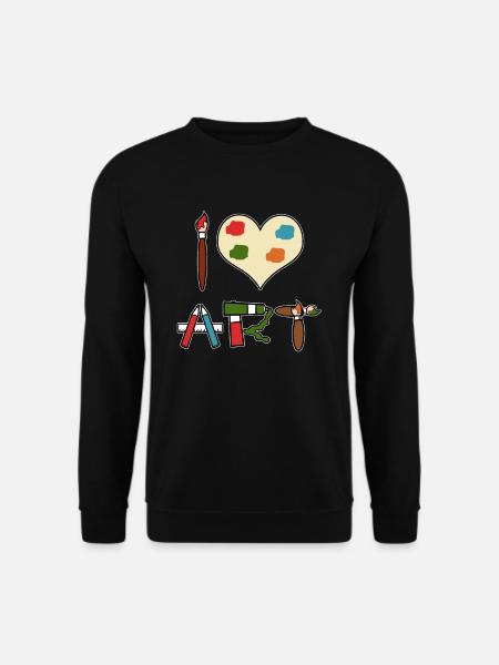 Künstler Lehrer für Künstler - Unisex Pullover - Schwarz