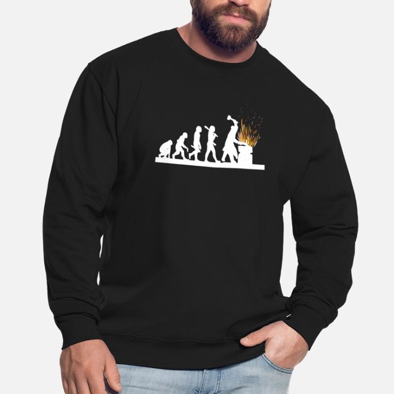 Evolution du forgeron Sweat-shirt Unisexe