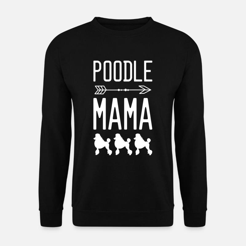 Poodle mom dog mom - Unisex Sweatshirt - black