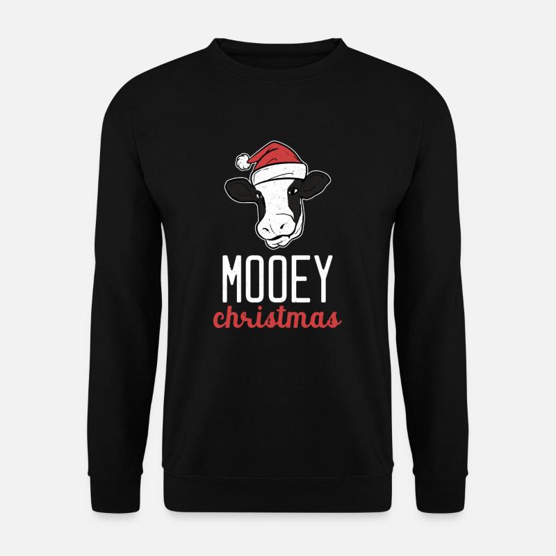 Costume De Vache De Noël - Sweat-shirt Unisexe - noir