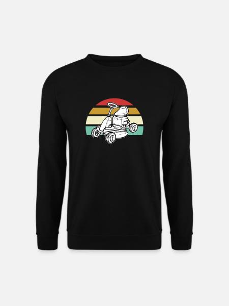 Mähen Rasenmäher - Unisex Pullover - Schwarz