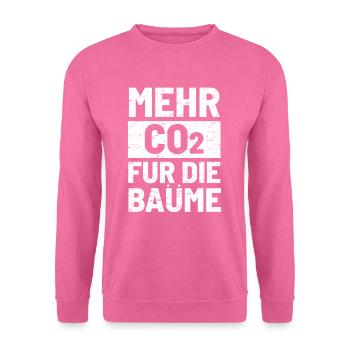 Arbre de dioxyde de carbone CO2 - Sweat-shirt Unisexe - rose - Devant