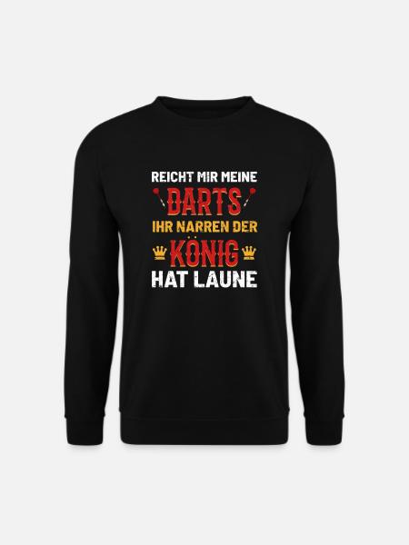 Dart Dart-Spieler - Unisex Pullover - Schwarz