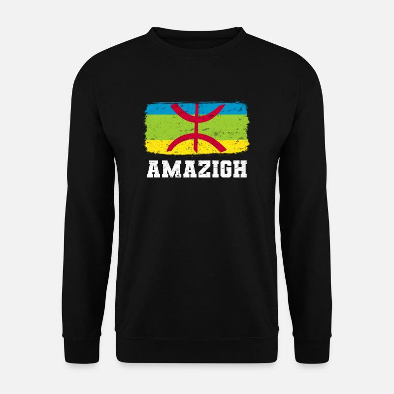 Amazigh Flagge - Unisex Pullover - Schwarz