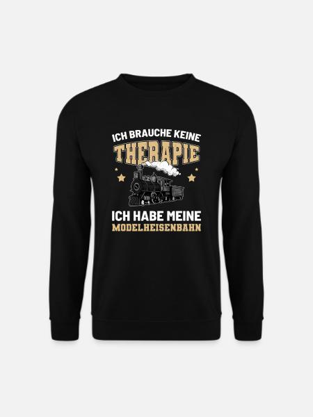 Modellzüge Lokomotivfahrzeug - Unisex Pullover - Schwarz