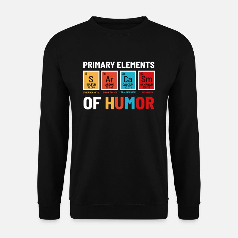 sarkasmus Wissenschaft - Unisex Pullover - Schwarz