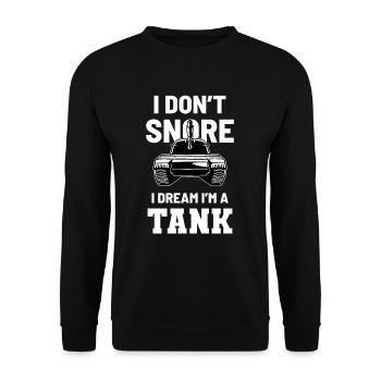 Tank - Unisex Pullover - Schwarz - Vorne - Alina (178cm) & Michal (187cm)
