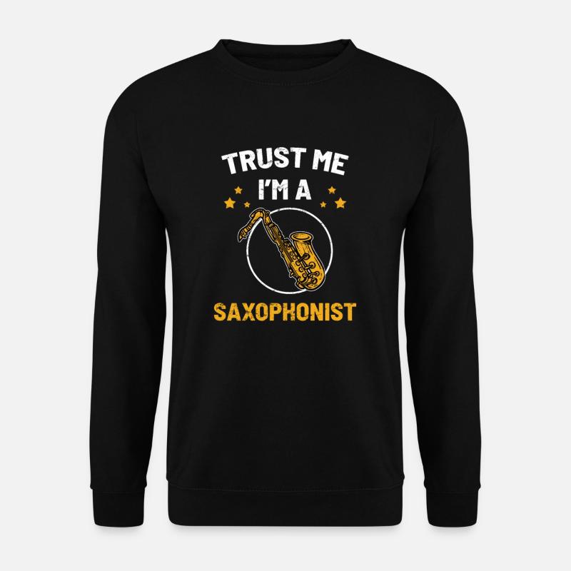Saxophonist and saxophonist - Unisex Sweatshirt - black