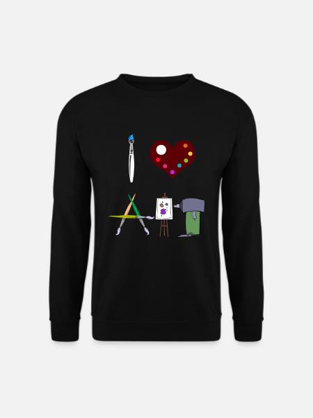 Artiste professeur d'art - Sweat-shirt Unisexe - noir
