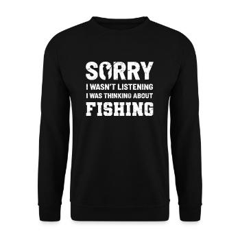 Fischer Fischer - Unisex Pullover - Schwarz - Vorne - Alina (178cm) & Michal (187cm)