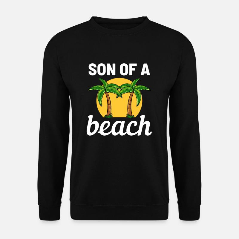 Summer vacation Tropical beach - Unisex Sweatshirt - black