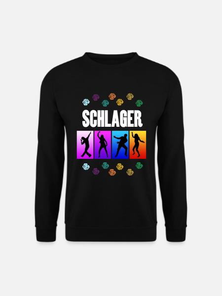 Bunte Schlager Party - Unisex Pullover - Schwarz