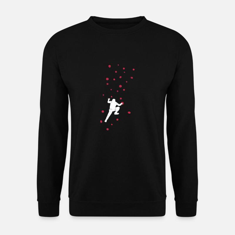 Bouldern - Unisex Pullover - Schwarz