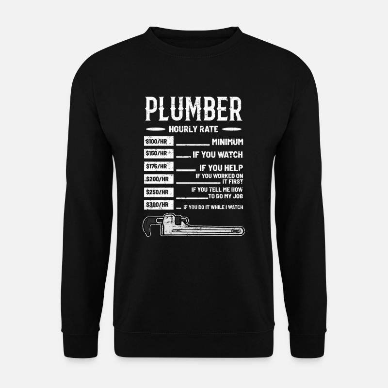 plumbing - Unisex Sweatshirt - black