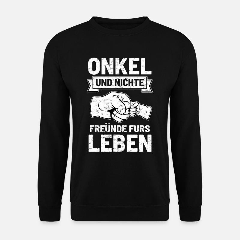 Onkel Nichte - Unisex Pullover - Schwarz