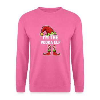 Christmas Vodka Elf - Unisex Sweatshirt - pink - Front