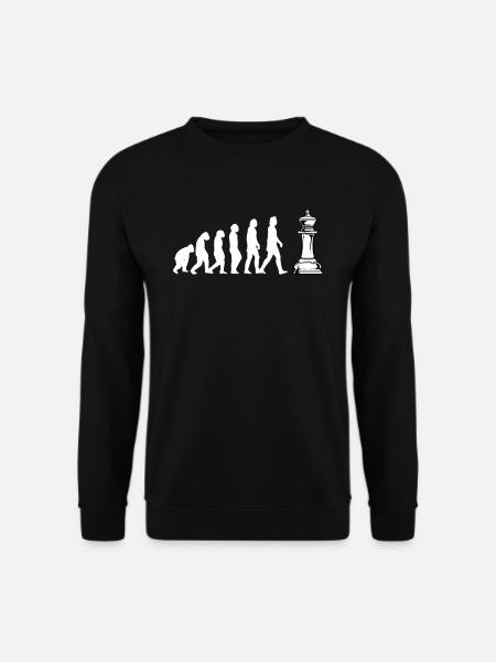 Chess chessboard chess game gift - Unisex Sweatshirt - black