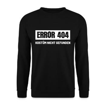 Fastnacht Kostüm Kein Verkleidung - Unisex Pullover - Schwarz - Vorne - Alina (178cm) & Michal (187cm)