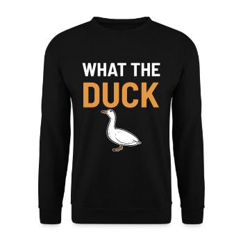 Duck Ducks Squeeze Duck Gift Enfants - Sweat-shirt Unisexe - noir - Devant - Alina (178cm) & Michal (187cm)